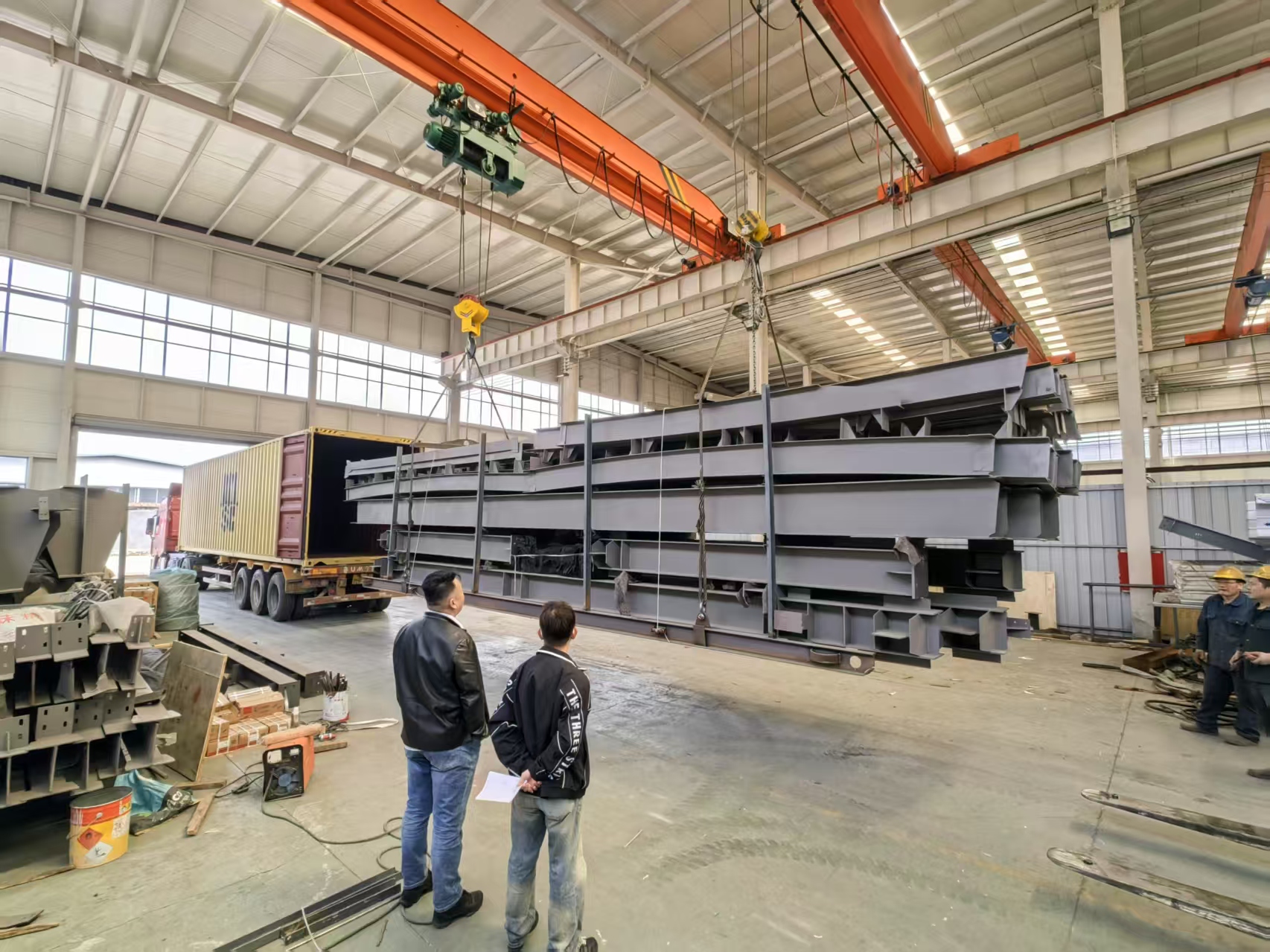 Transporting steel structure products to Maldives